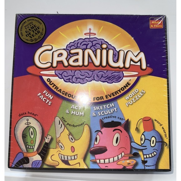 Cranium Original‎ 2004 Family Board Game For Your Whole Brain New Sealed GOTY - Picture 1 of 4